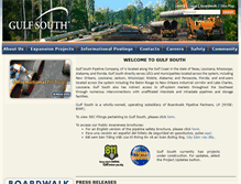Tablet Screenshot of gulfsouthpl.com